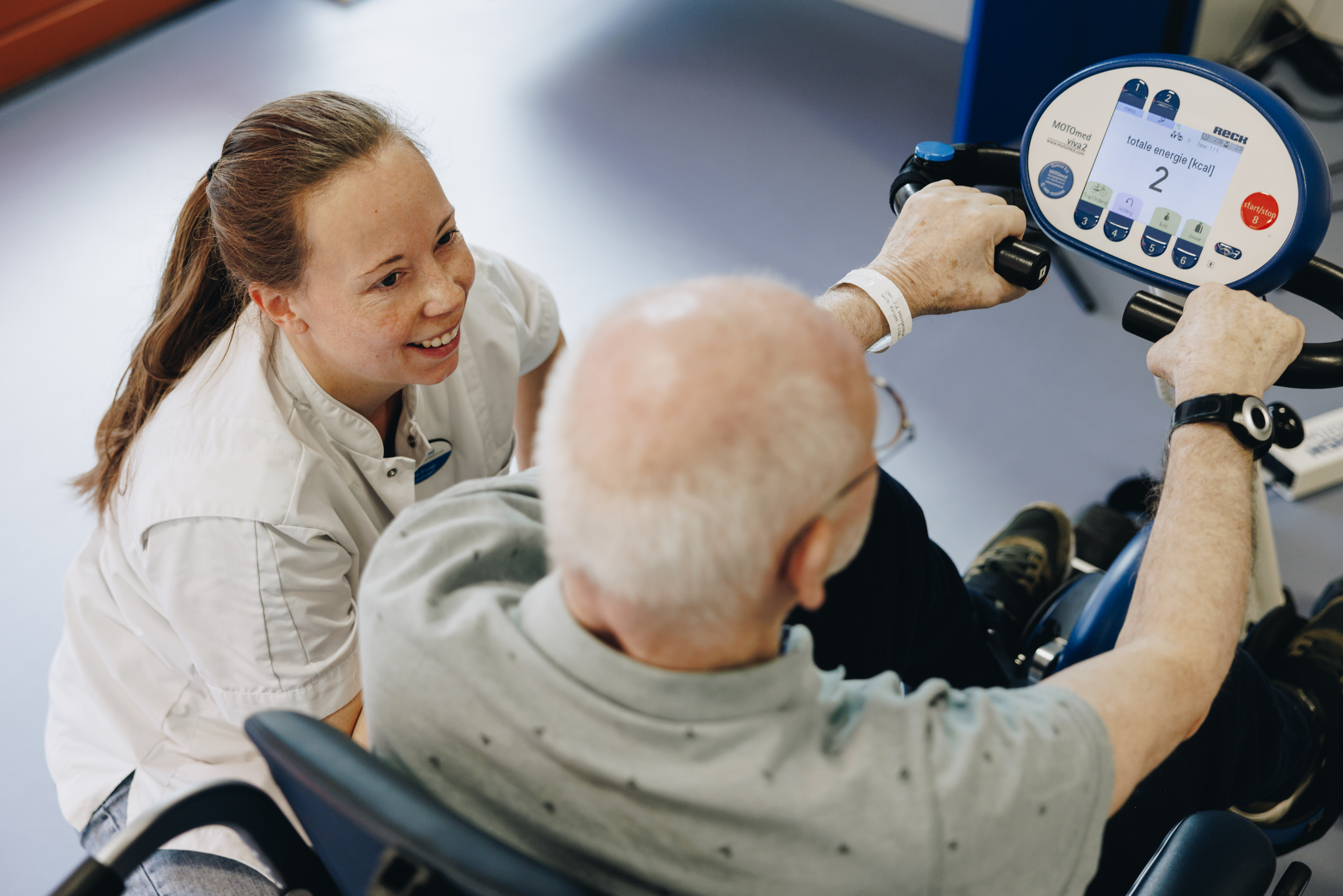 Ronssehof Revalidatie Client Behandelaar Fiets Oefenen