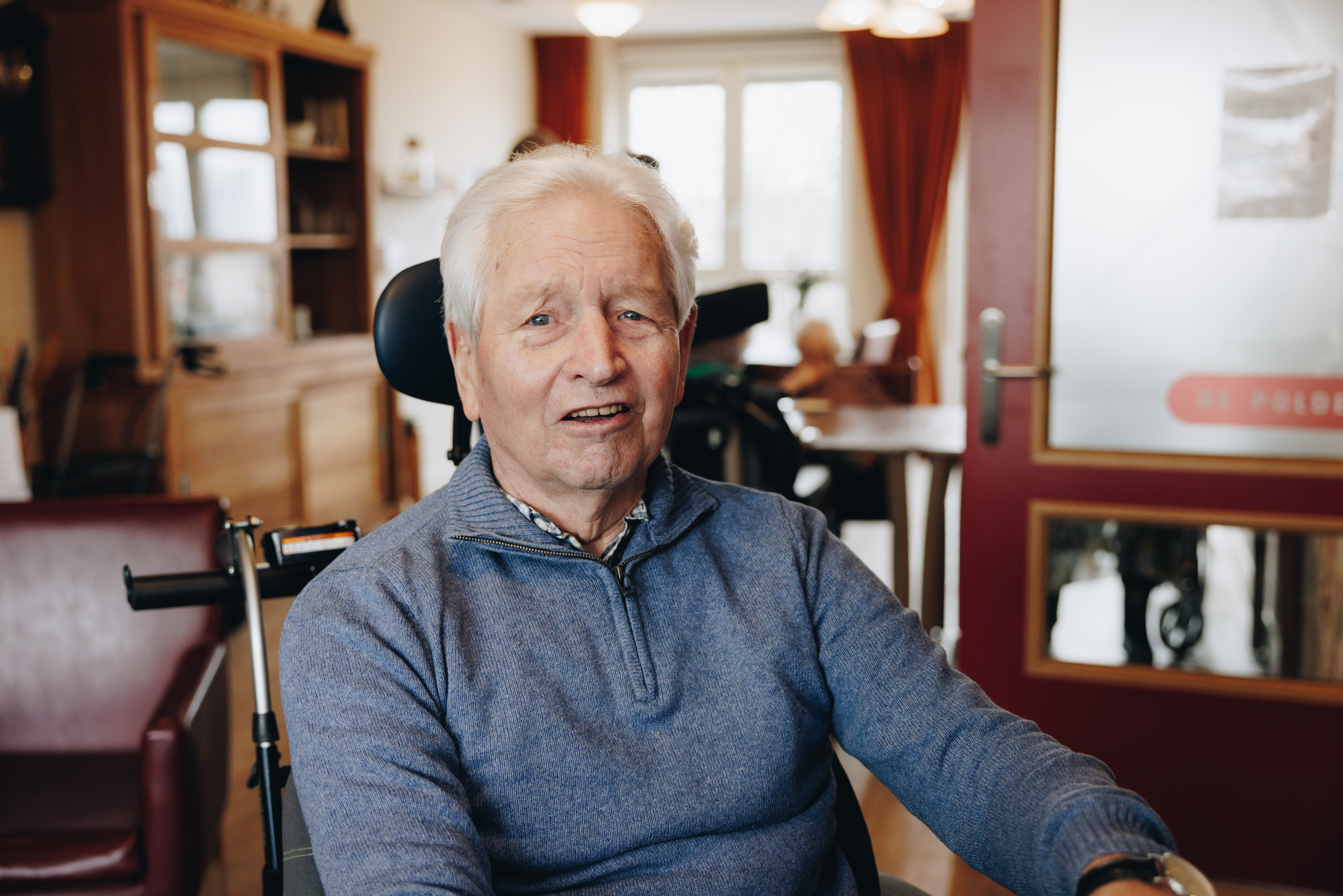 De Waterpoort Zorgpartners Bewoner Fiets Rolstoel Bewegen