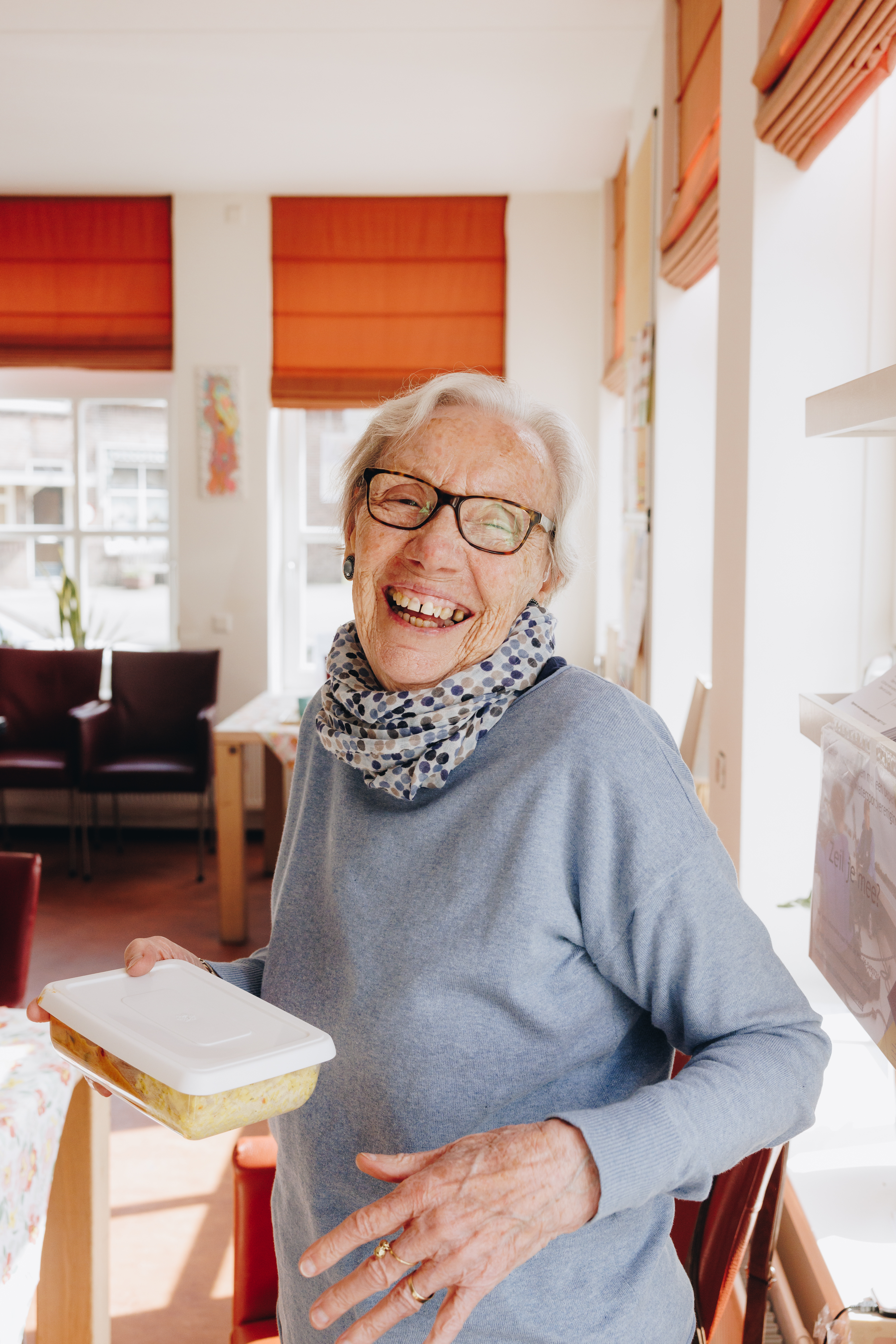 17 04 2023 Buurtpunt Karnemelksloot Lachen Bewoner Huiskamer