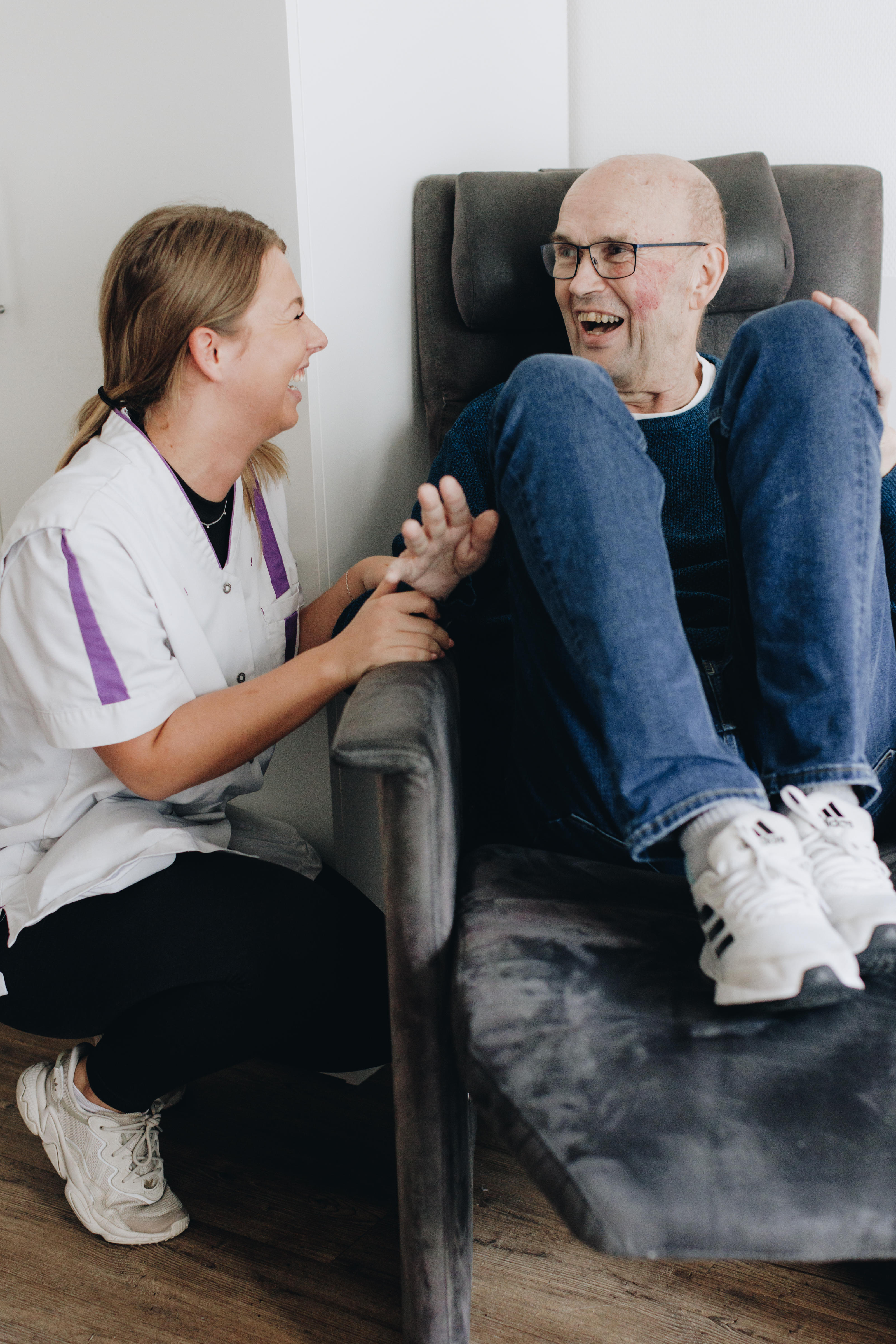 18 04 2023 Zorgpartners De Hanepraij Interactie Bewoner Medewerker